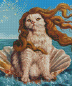 Virgo Cat By Lucia Hefferna Diamond Painting