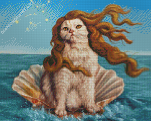 Virgo Cat By Lucia Hefferna Diamond Painting