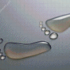 Water Drops Footprints Diamond Painting