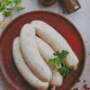 White Boudin Food Diamond Painting