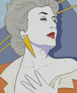 Woman By Patrick Nagel Diamond Painting