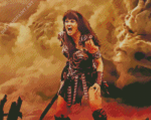 Xena Warrior Princess Art Diamond Painting