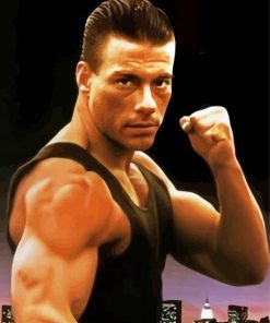 Young Van Damme Diamond Painting