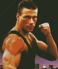 Young Van Damme Diamond Painting