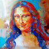 Abstract Indian Mona Lisa Diamond Paintings