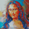 Abstract Indian Mona Lisa Diamond Paintings