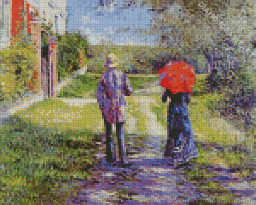 Couple In The Countryside Diamond Paintings