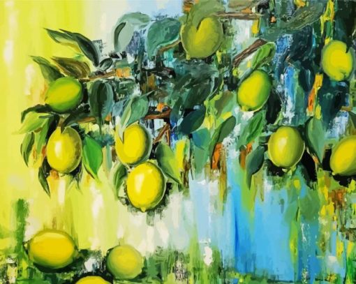 Green Lemon Tree Diamond Paintings