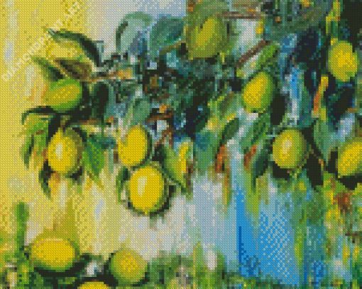 Green Lemon Tree Diamond Paintings