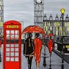 London Red Phone Box Diamond Paintings