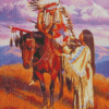 Native American Couple Diamond Paintings