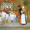 At The Florist By Frederick Childe Hassam Diamond Paintings