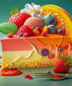 Aesthetic Cheesecake Diamond Painting