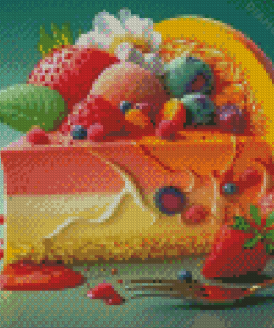 Aesthetic Cheesecake Diamond Painting