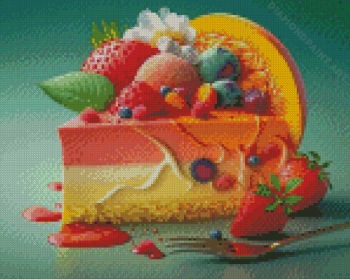 Aesthetic Cheesecake Diamond Painting