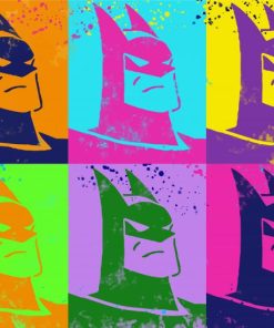 Batman Colorful Pop Art Diamond Painting