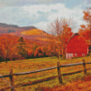 Fall Landscape Diamond Painting