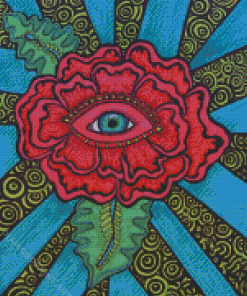 Flowers Eyes Diamond Painting