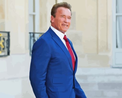 Former Governor Of California Arnold Schwarzenegger Diamond Painting