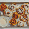 Homemade Cinnamon Buns Diamond Painting