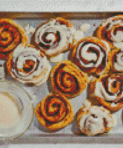 Homemade Cinnamon Buns Diamond Painting