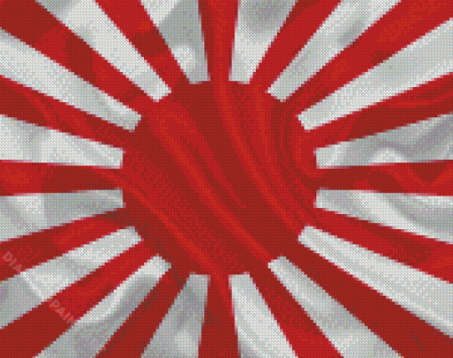 Imperial Japan Flag Diamond Painting