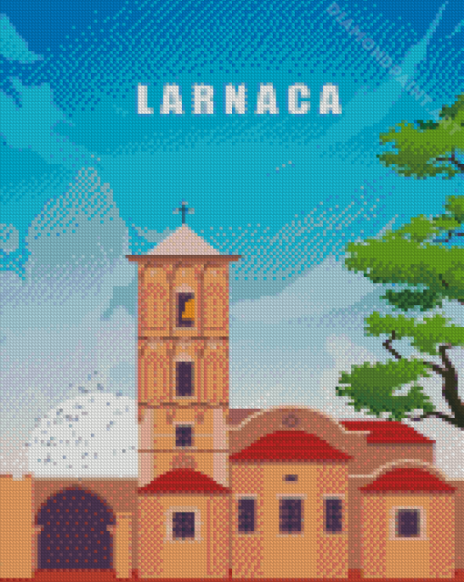 Larnaca Cyprus Poster Diamond Painting