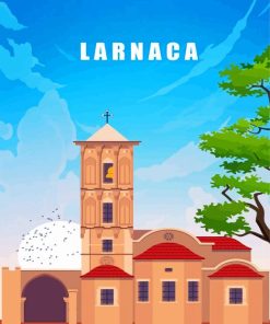 Larnaca Cyprus Poster Diamond Painting