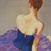 Purple Ballerina Diamond Painting