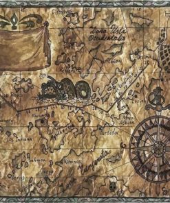 The Old Pirate Map Diamond Painting