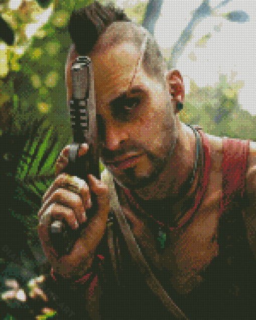 Vaas Montenegro Far Cry 3 Diamond Painting