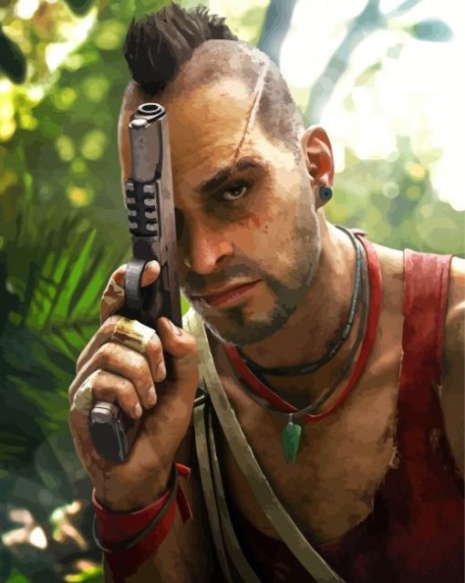 Vaas Montenegro Far Cry 3 Diamond Painting