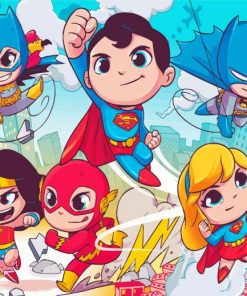 Baby Super Friends Diamond Painting