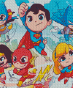 Baby Super Friends Diamond Painting