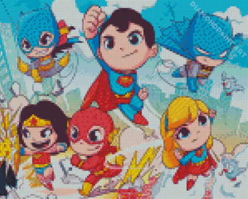 Baby Super Friends Diamond Painting