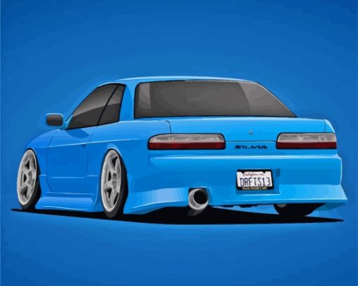 Blue Silvia S13 Diamond Painting