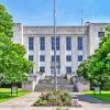 Brazoria Texas County Courthouse Diamond Painting