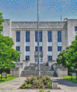 Brazoria Texas County Courthouse Diamond Painting