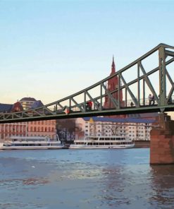 Eiserner Steg Bridge Diamond Painting