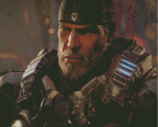 Marcus Gears Of War Diamond Painting