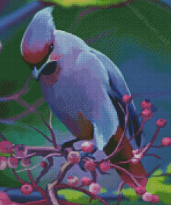 Purple Bird Art Diamond Painting