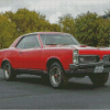 Red 1967 Gto Diamond Painting