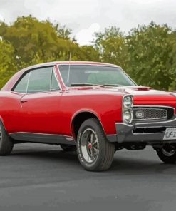 Red 1967 Gto Diamond Painting