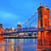 Roebling Bridge In Convington Diamond Painting