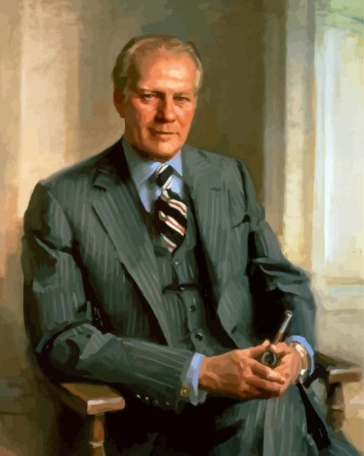 Vintage Gerald Ford Diamond Painting