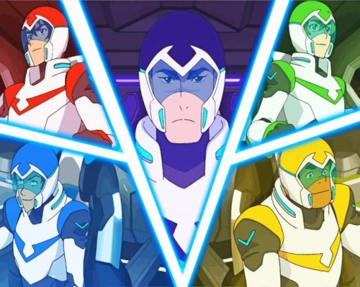 The Voltron Robot Diamond Painting