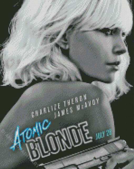 Atomic Blonde Movie Diamond Painting