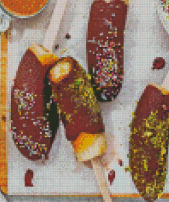 Bananas With Caramel Diamond Painting