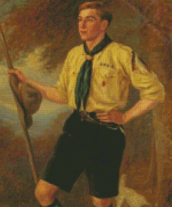 Boy Scout Art Diamond Painting