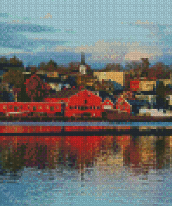 Canada Lunenburg Town Diamond Painting